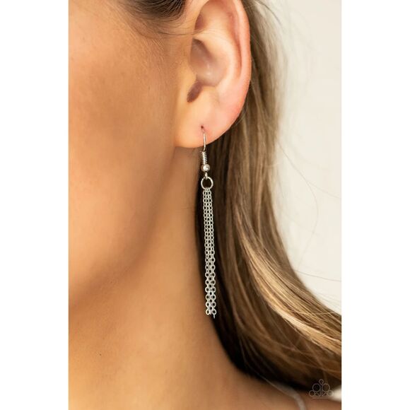 Tide You Over White Necklace (204) - Picture 3 of 3